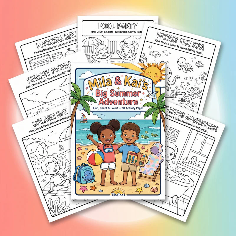 Livre de coloriage d'été