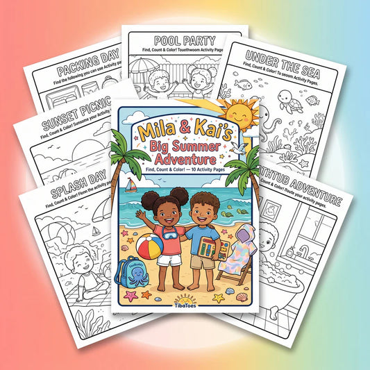 Livre de coloriage d'été